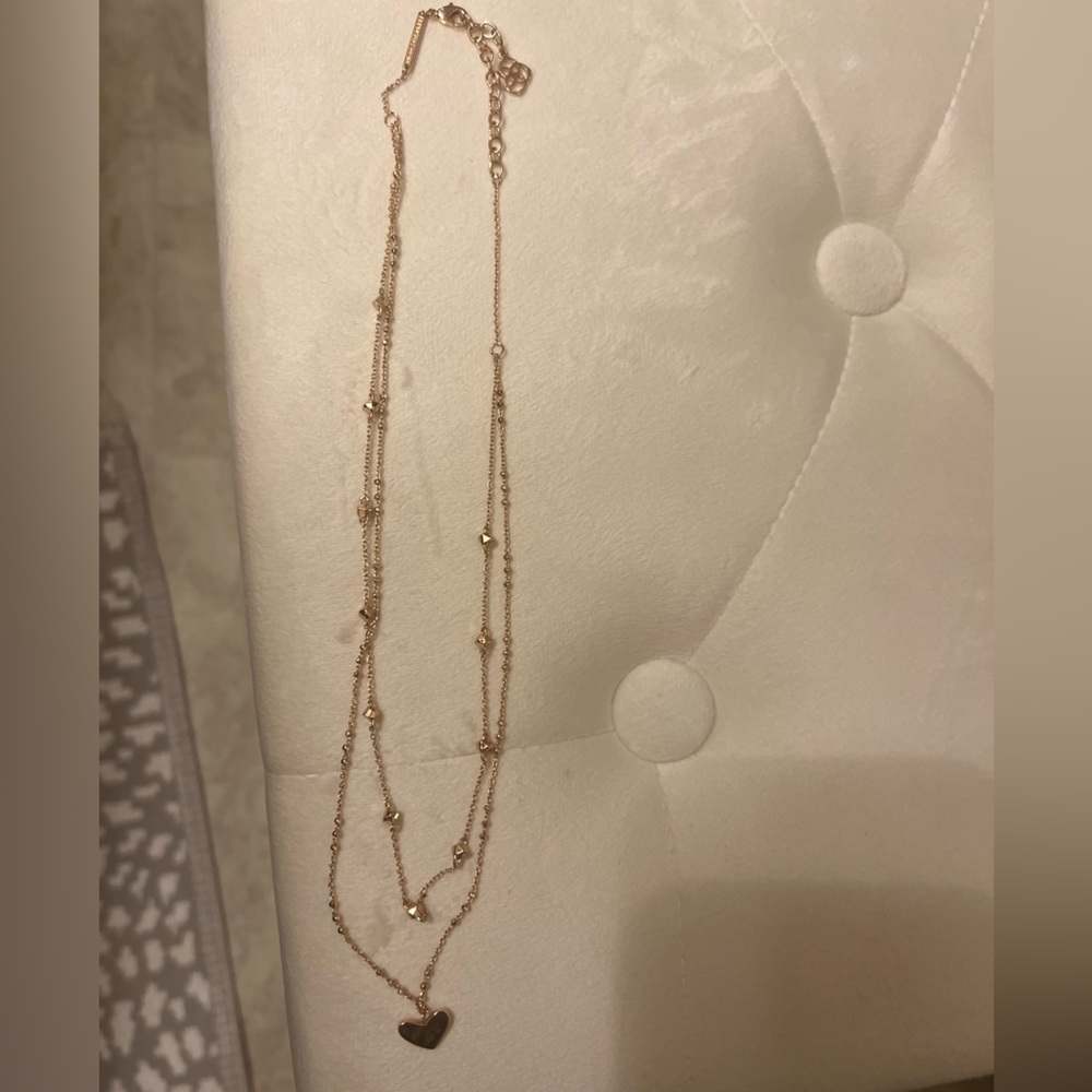 Kendra Scott Rose Gold Layered Necklace - Ari